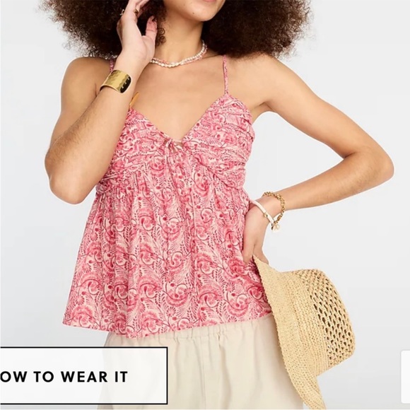 J.crew Gathered Lurex New - Picture 1 of 7